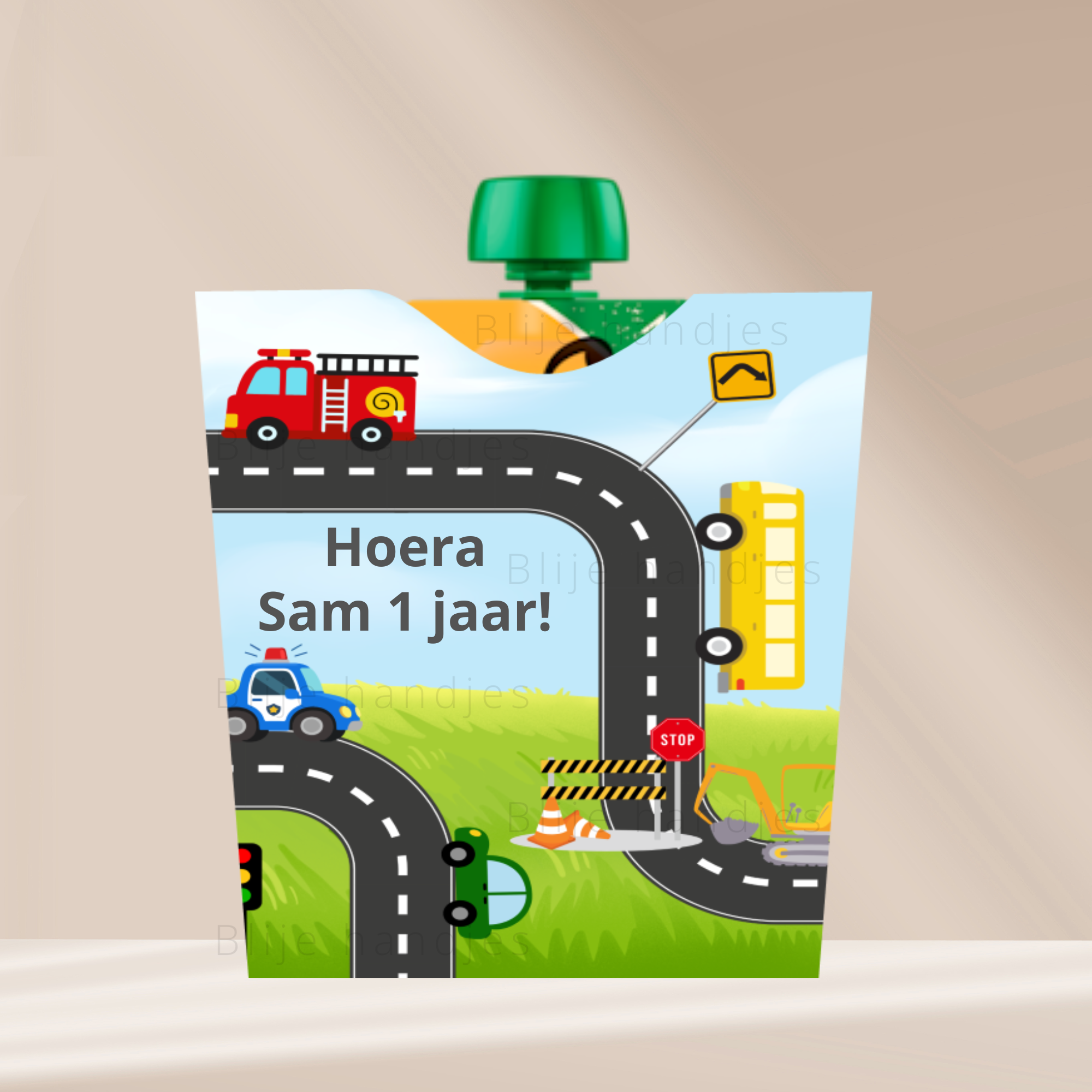 Knijpfruitwikkel Auto's Sam