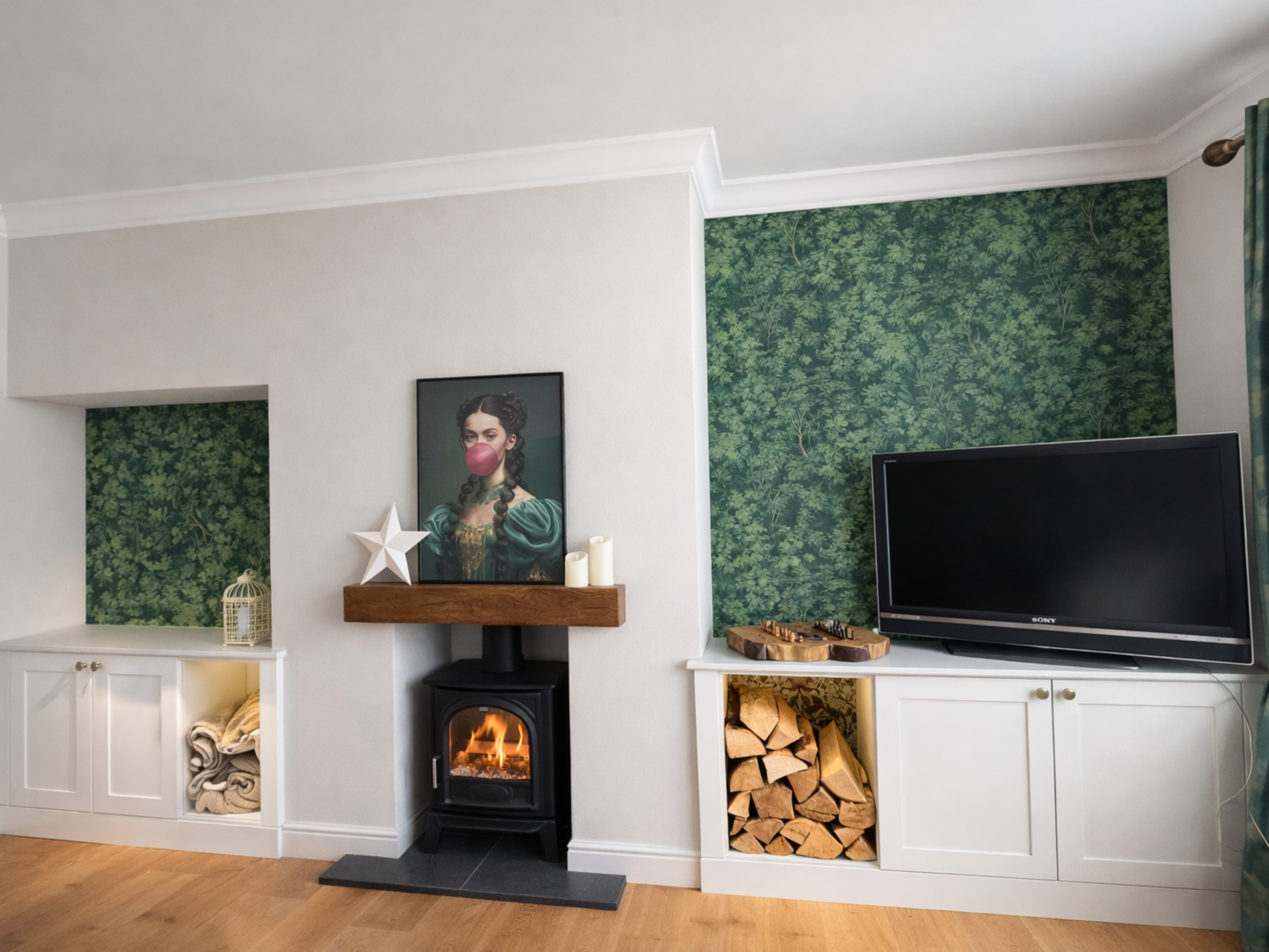 mdf alcove  cabinets /cupboards/