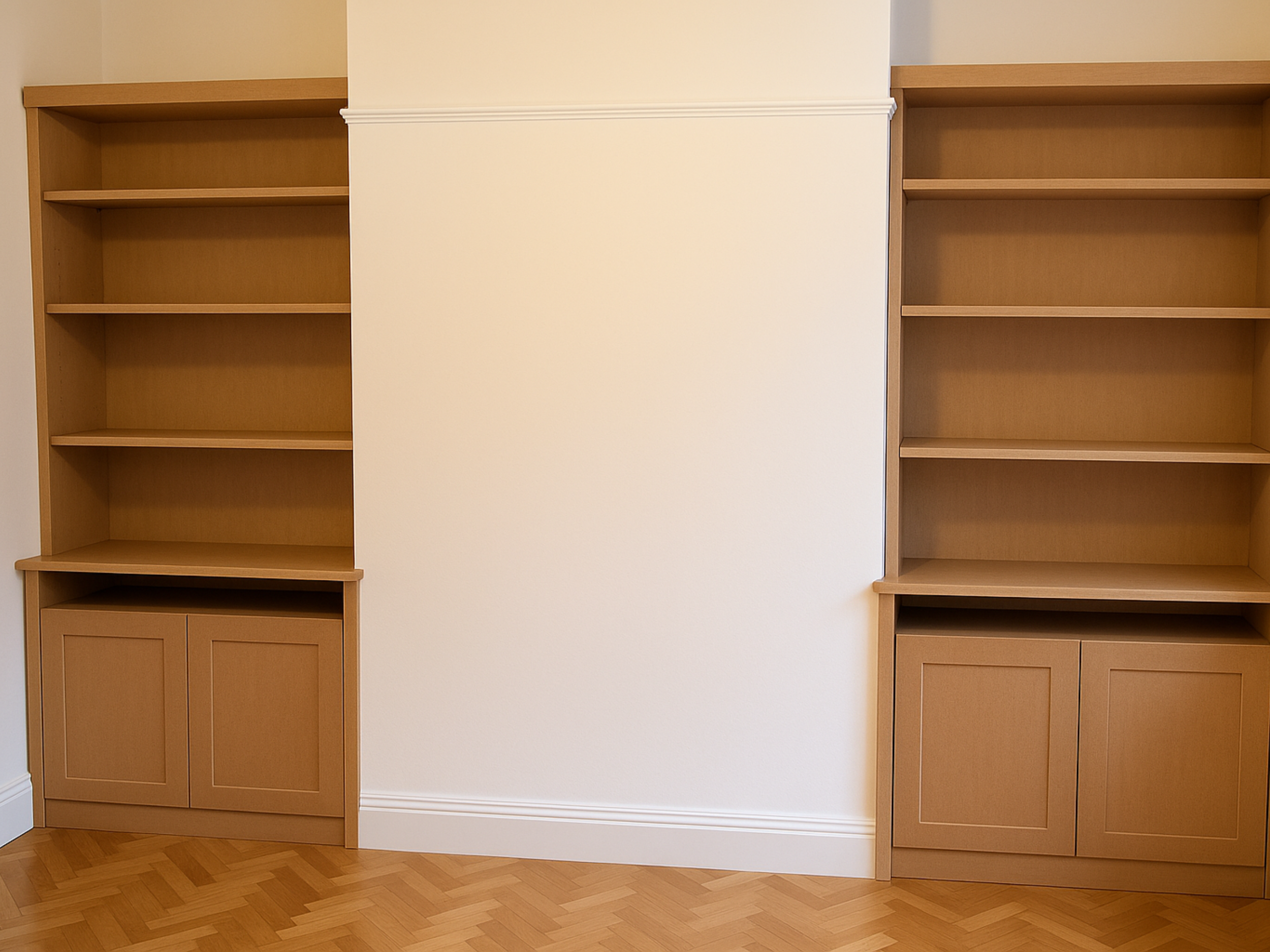 mdf cupboards with shelves