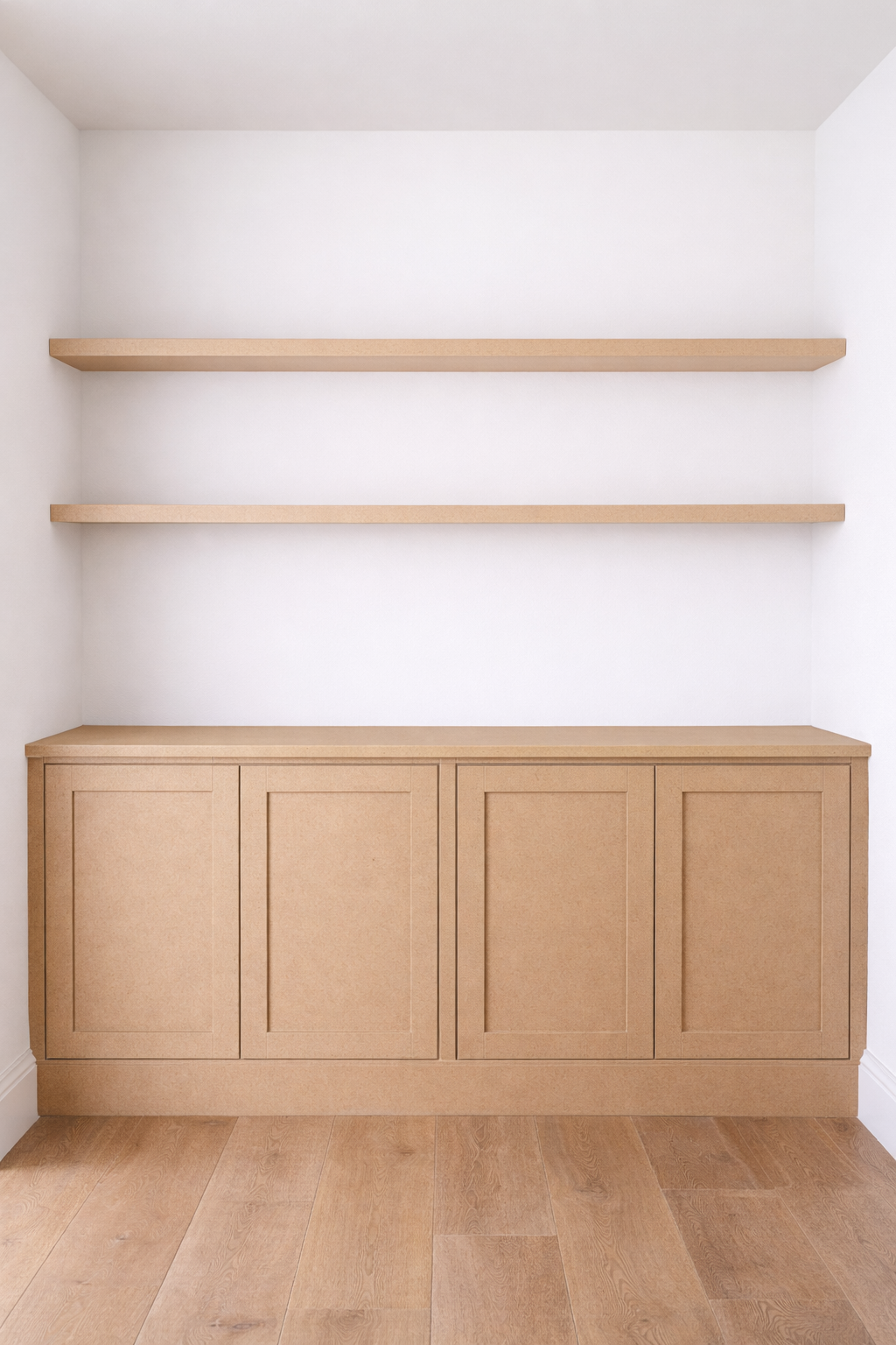 Alcove Floating Box Shelves