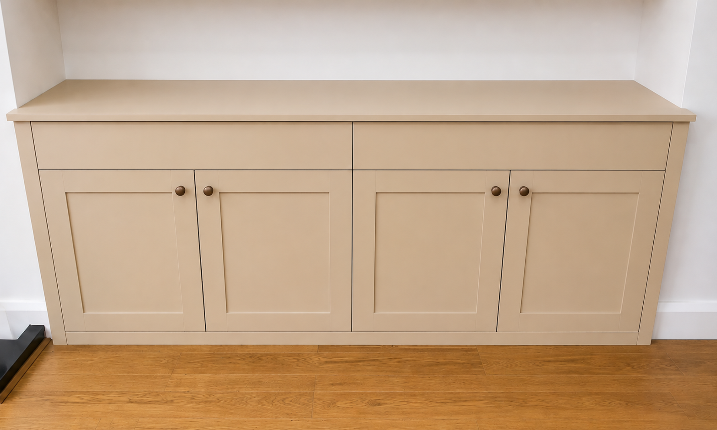 MDF alcove cupboards/cabinets/