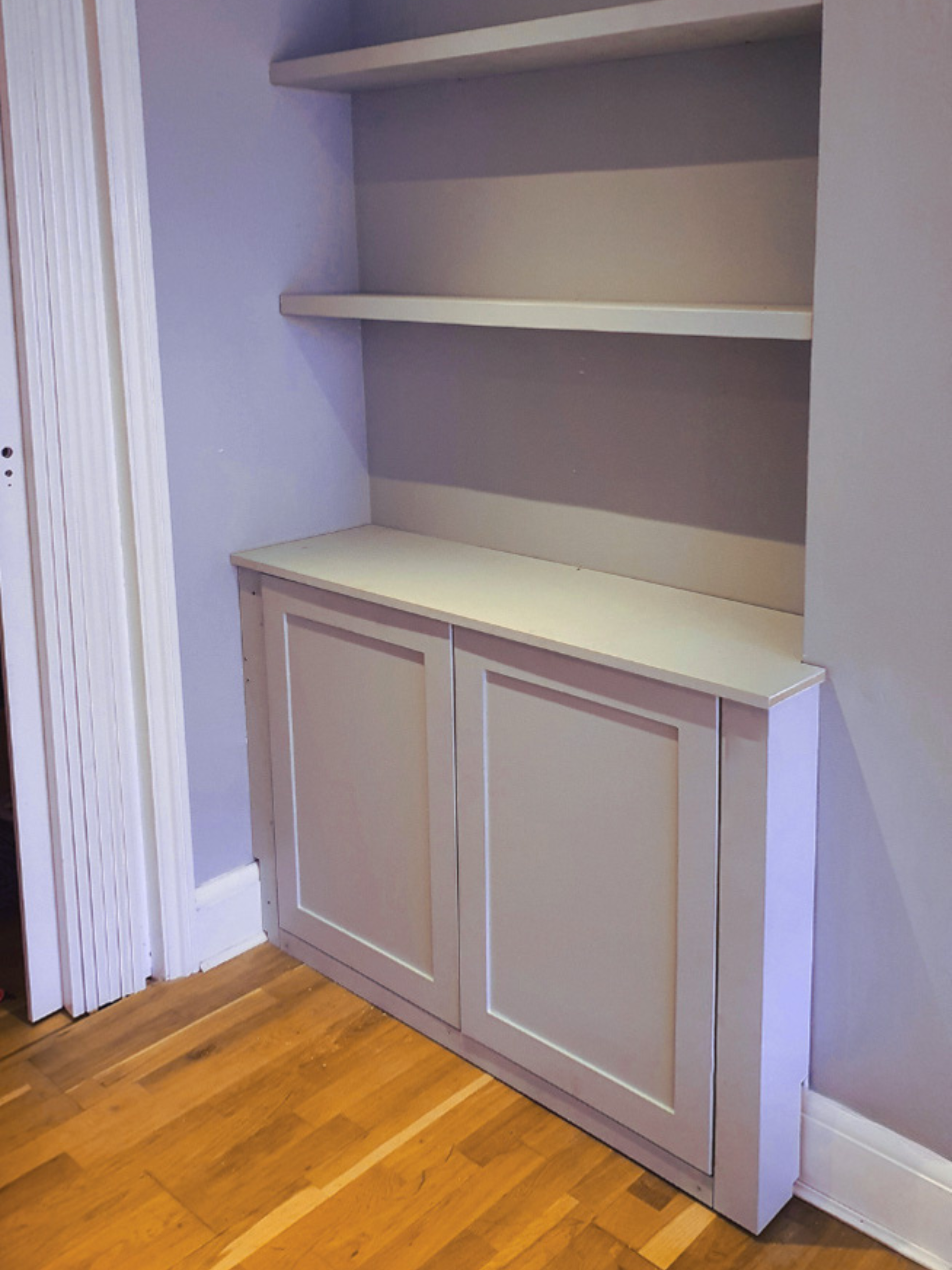 MDF alcove cabinet