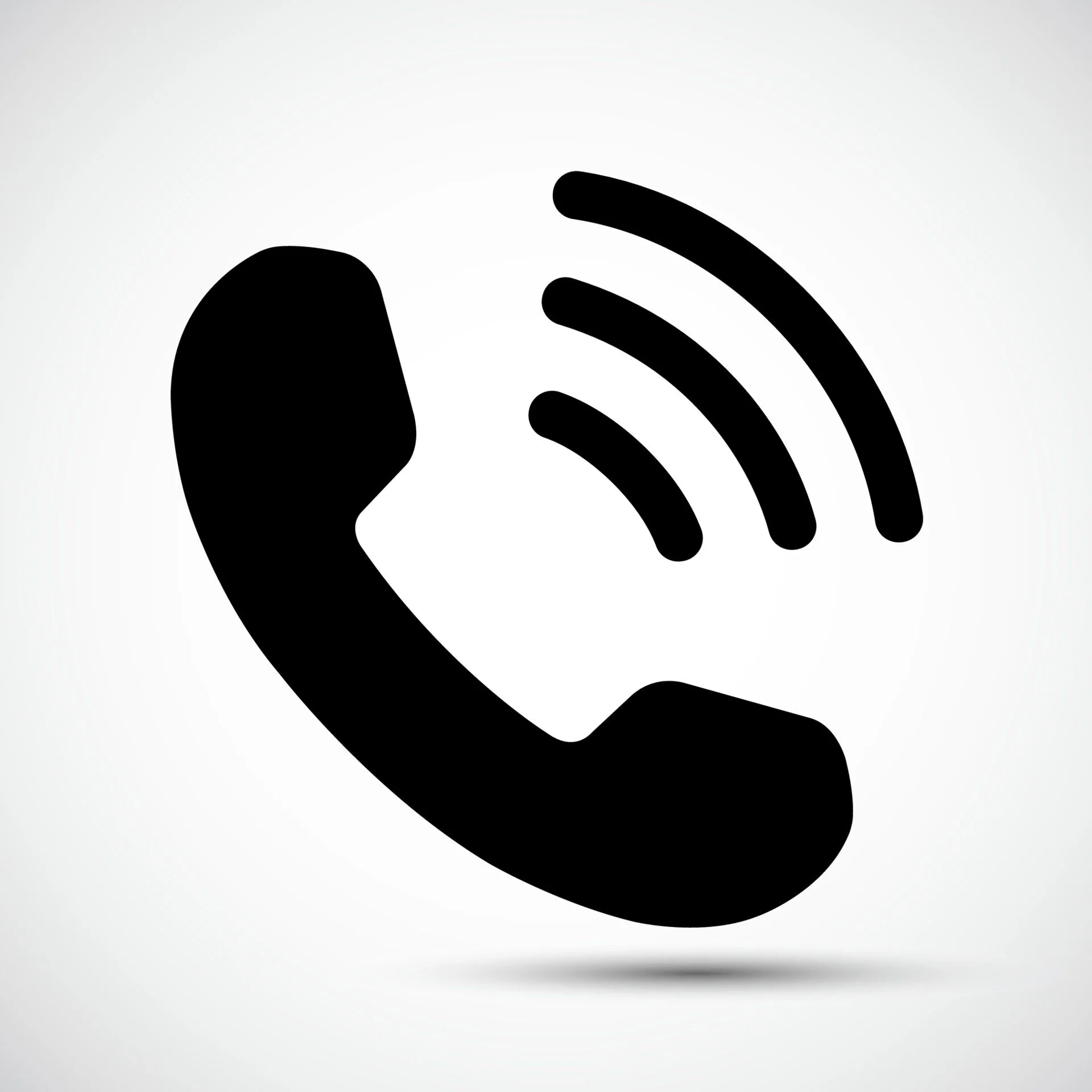 Black hand holding a Wi-Fi symbol on a gray background.