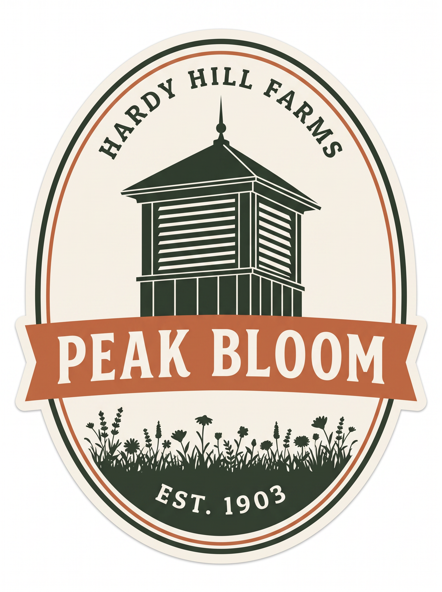 Peak Bloom Sticker