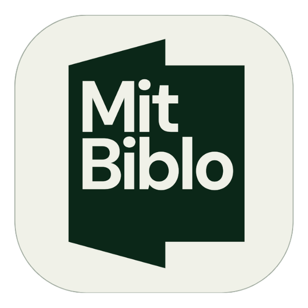 Appikon for Mit Biblo, hvor du kan reservér og forny dine lån på farten