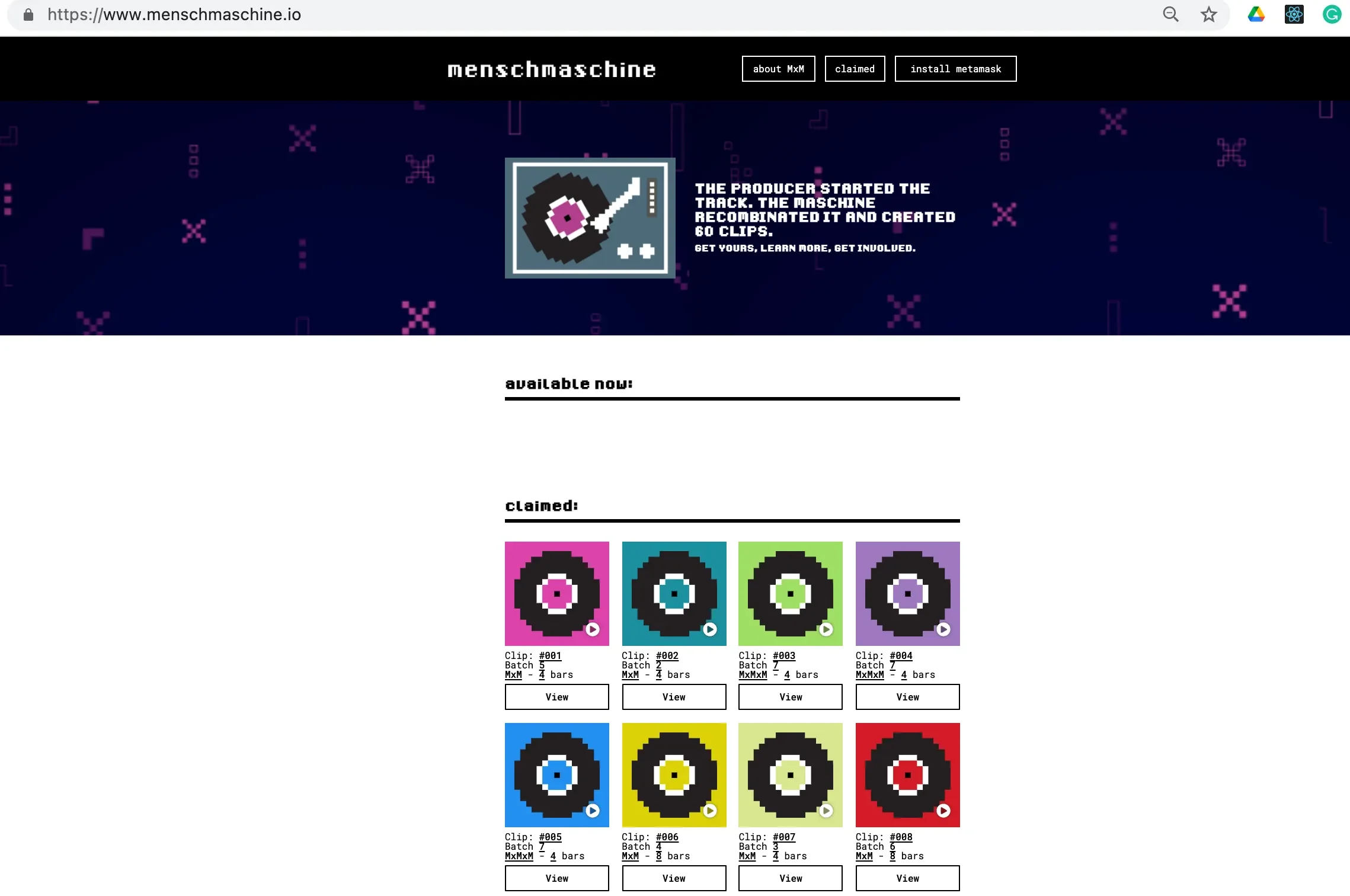 MenschMaschines Algorithmic Music Generator