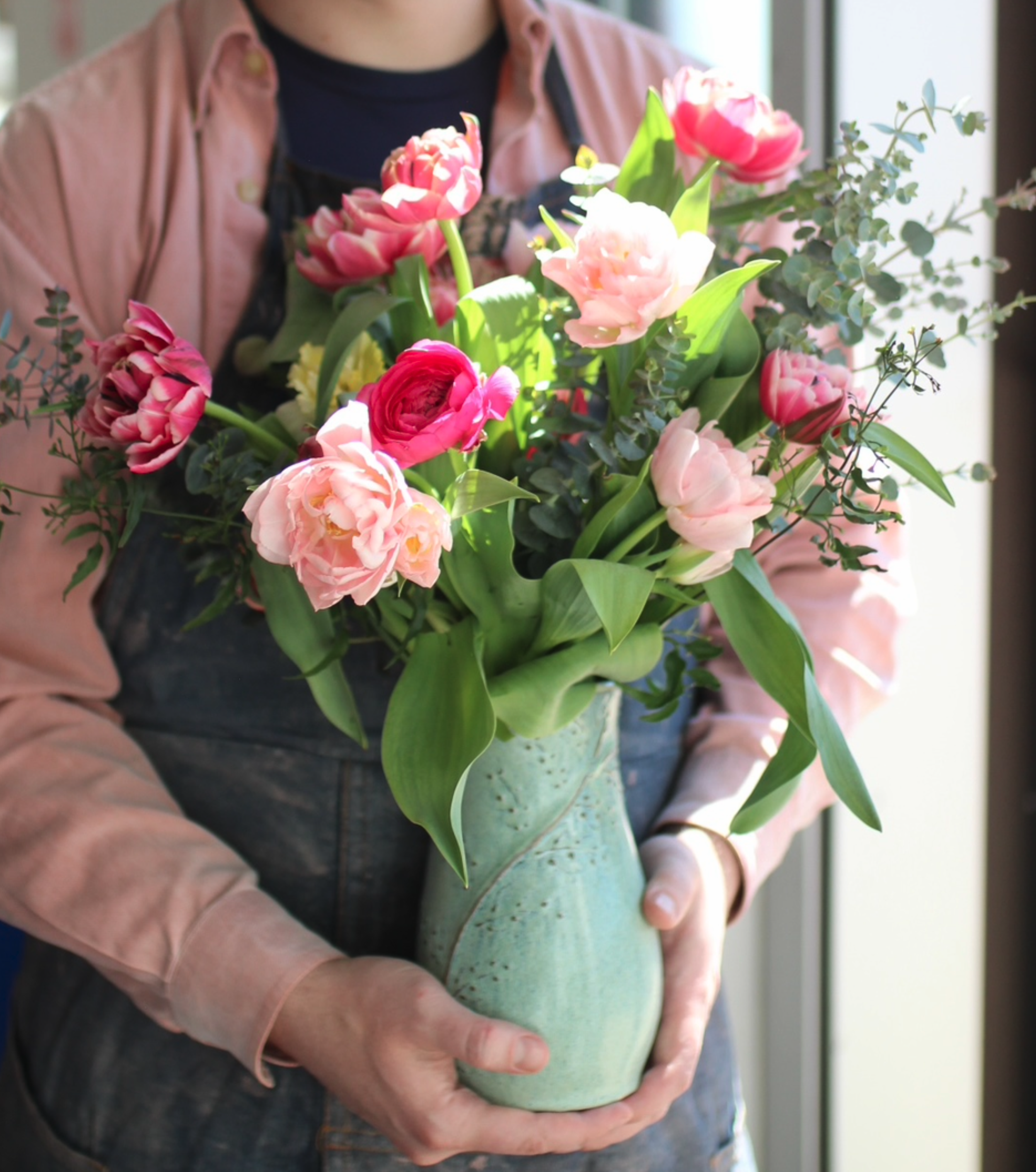 Mother’s Day Bouquet & Hand Crafted Vase Preorder