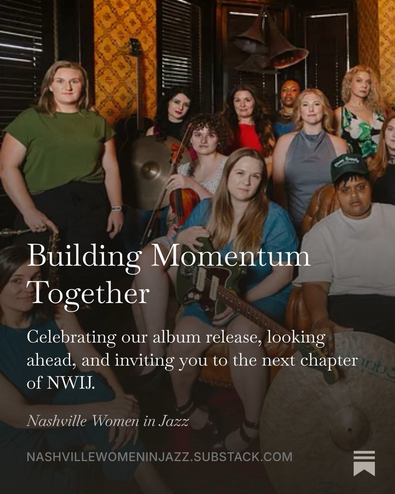 It&rsquo;s been a whirlwind of a month since our album release!

We just published a new Substack sharing everything that&rsquo;s been happening behind the scenes, including what&rsquo;s next for NWIJ as we continue expanding! 
PSA : Our monthly Jazz