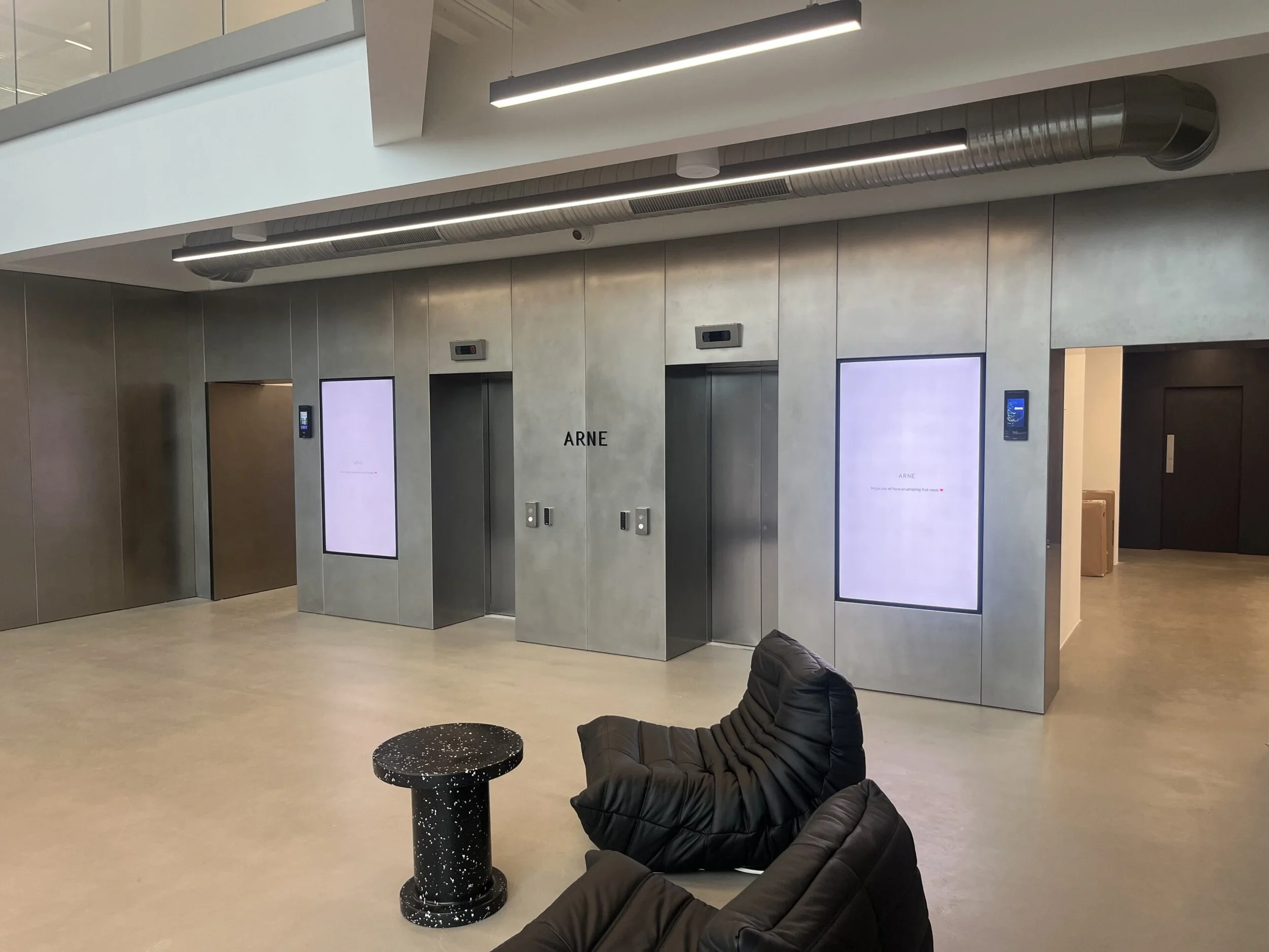 Custom made stainless steel wall panneling.jpg