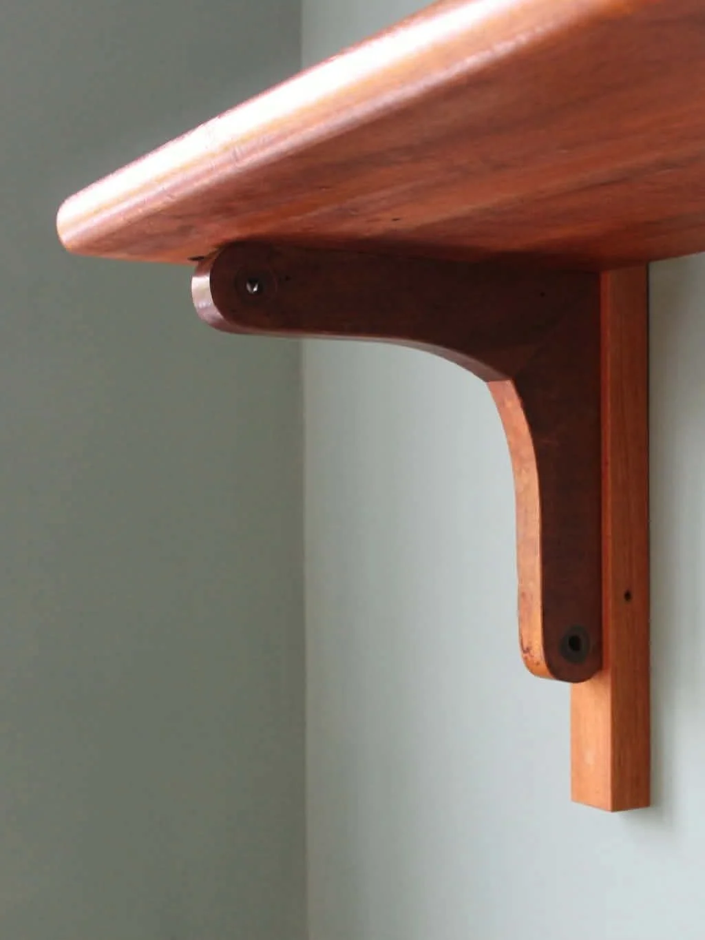 Pew Shelf, Reclaimed Sapele (Modular)