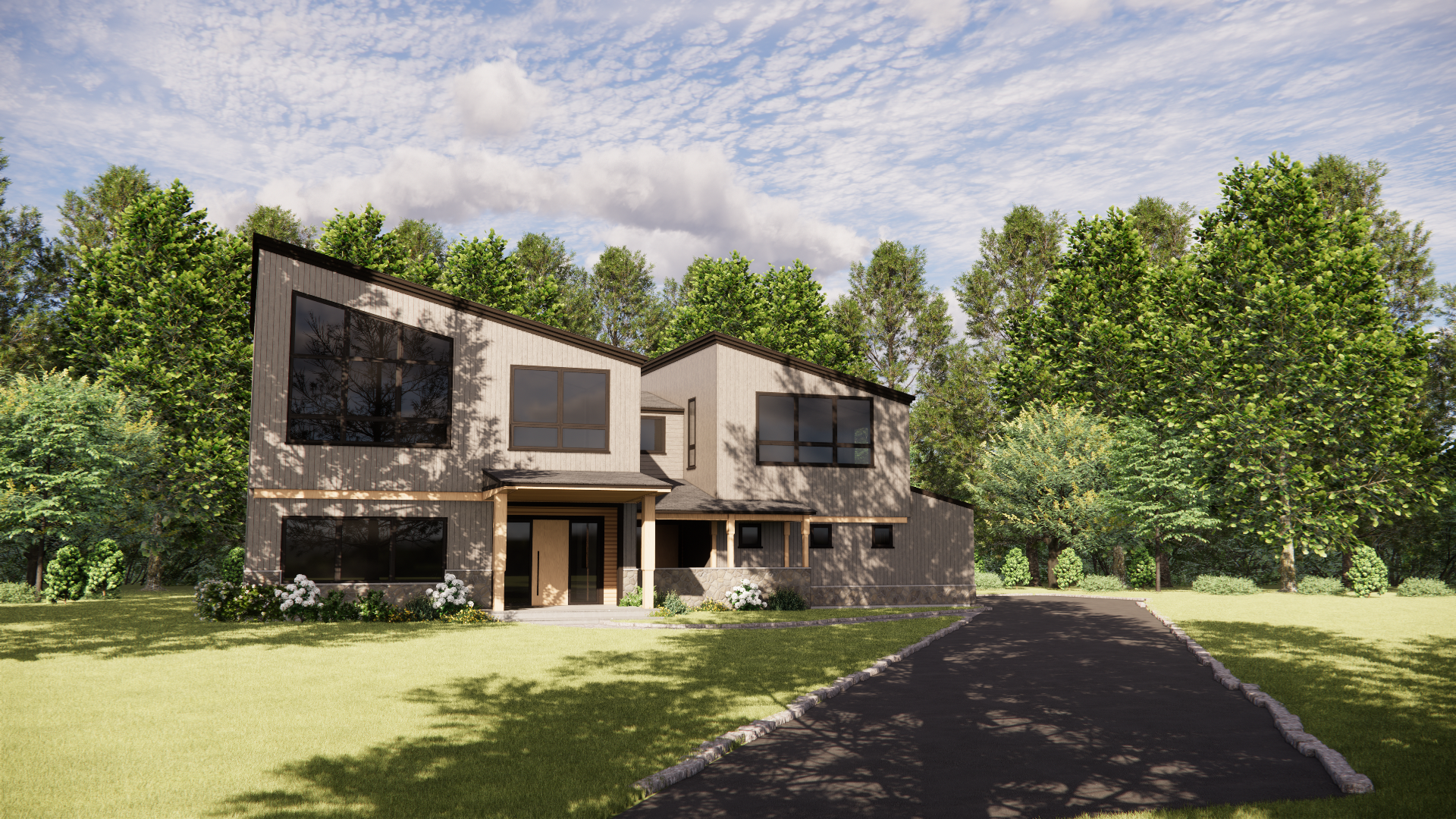 C. Exterior Rendering; Schematic 1