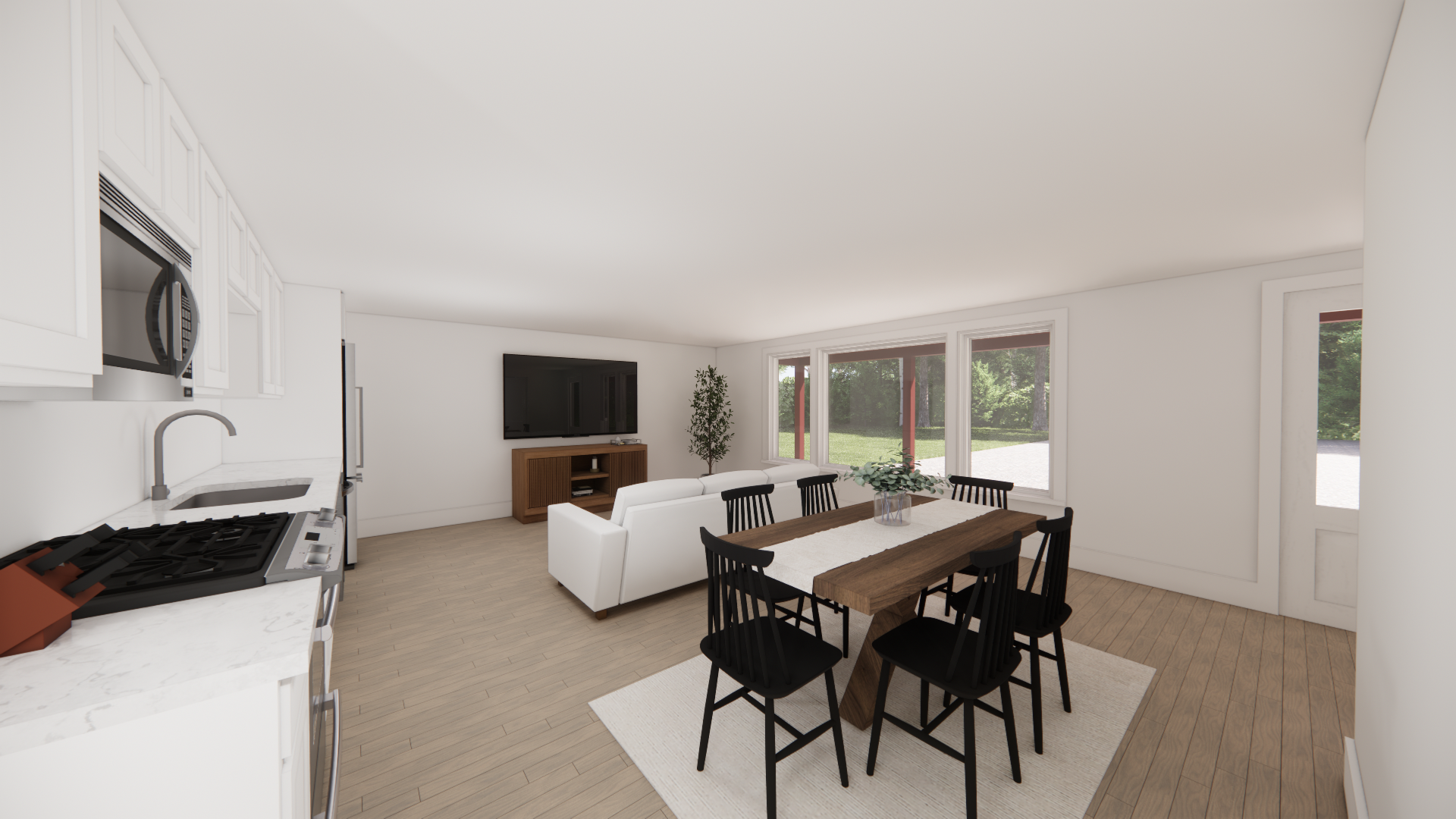 C. Interior Rendering
