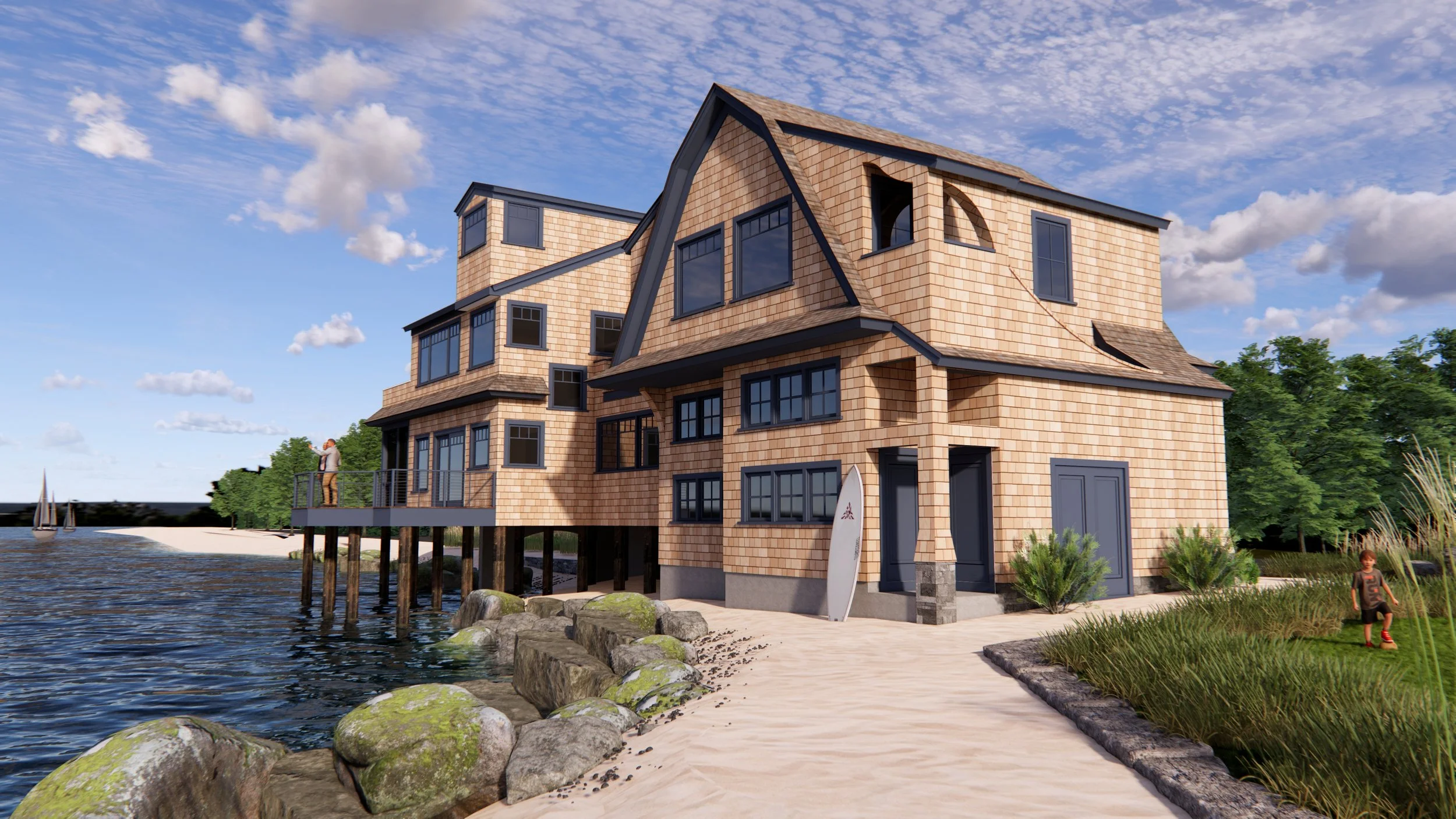 C. Exterior Rendering