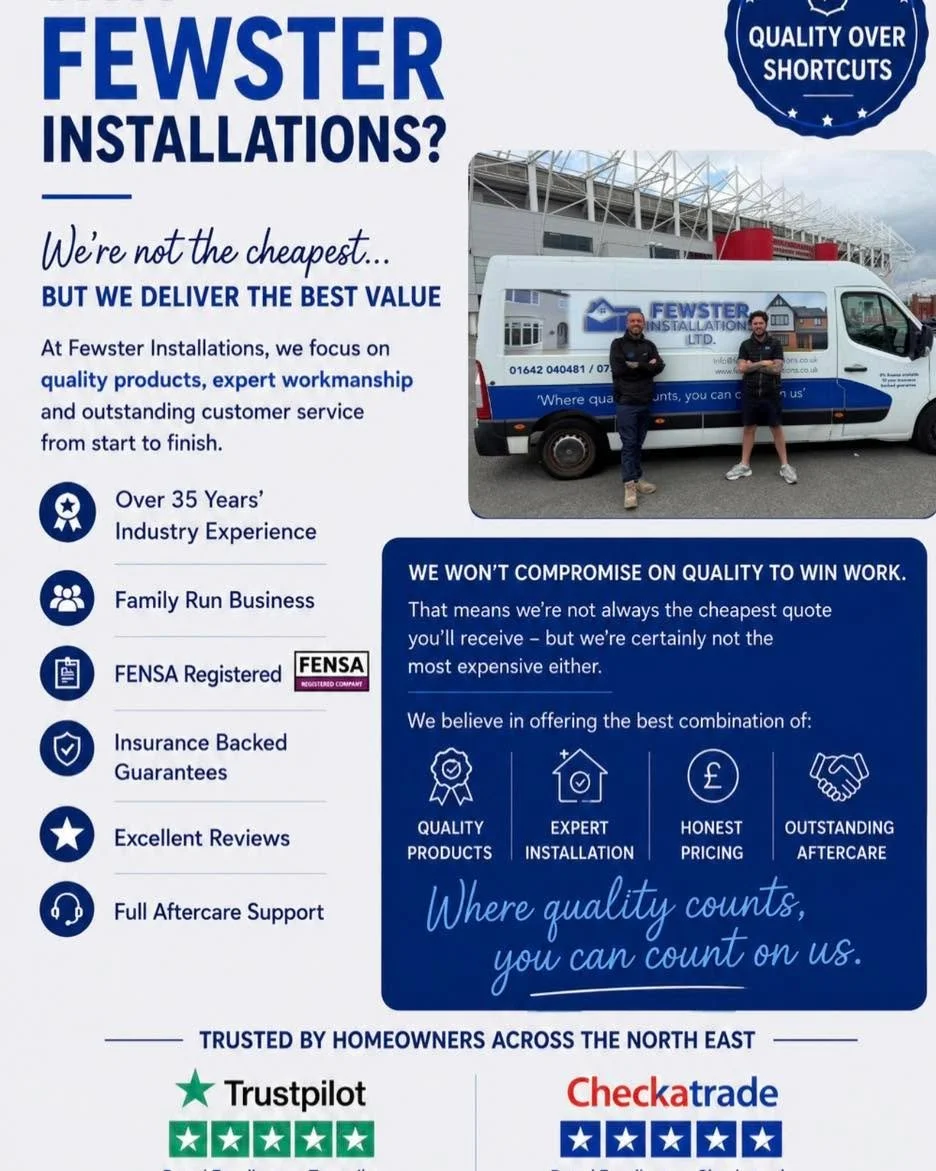 🏡 Why isn&rsquo;t the cheapest quote always the best?

When comparing quotations, it&rsquo;s important to look beyond the bottom line.

The quality of products, workmanship, guarantees and aftercare can vary significantly from one company to another