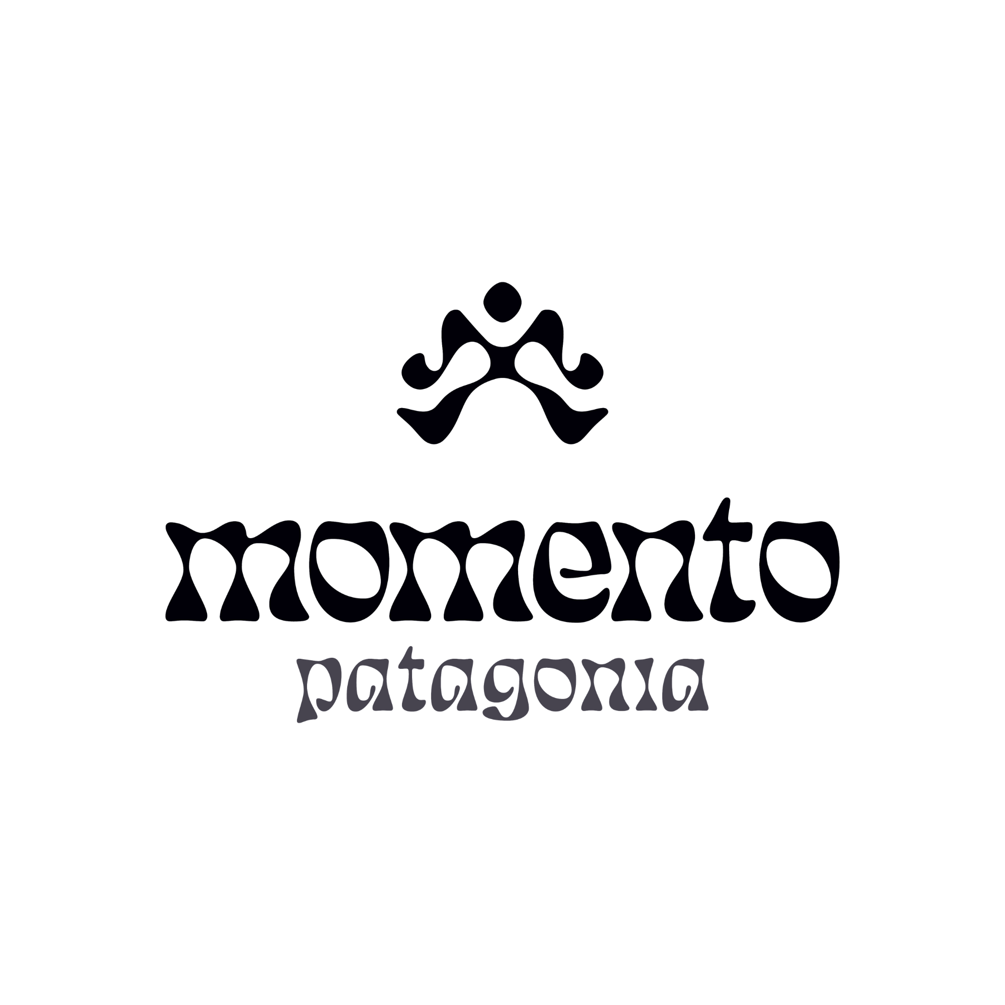 Logo Momento Patagonia - black
