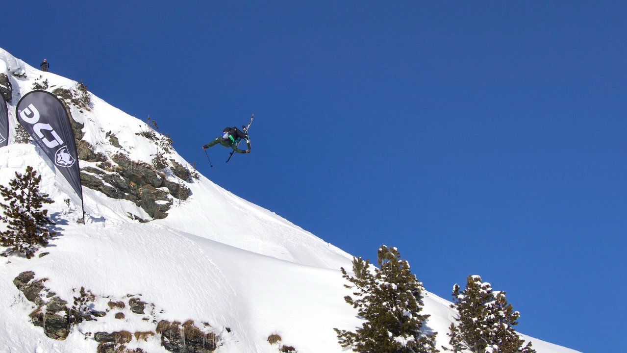 Nendaz Backcountry Invitational 2023. Skier Markus Eder
