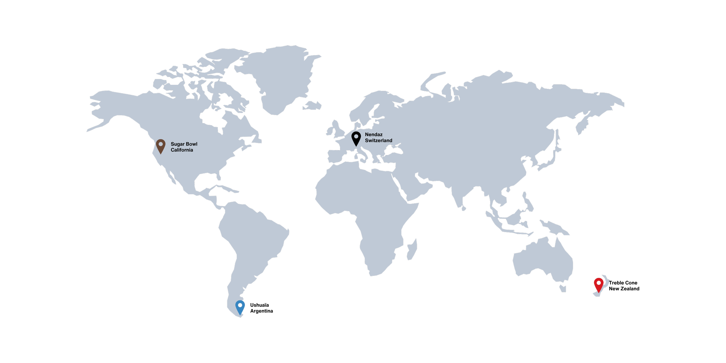 Backcountry Invitational stops map