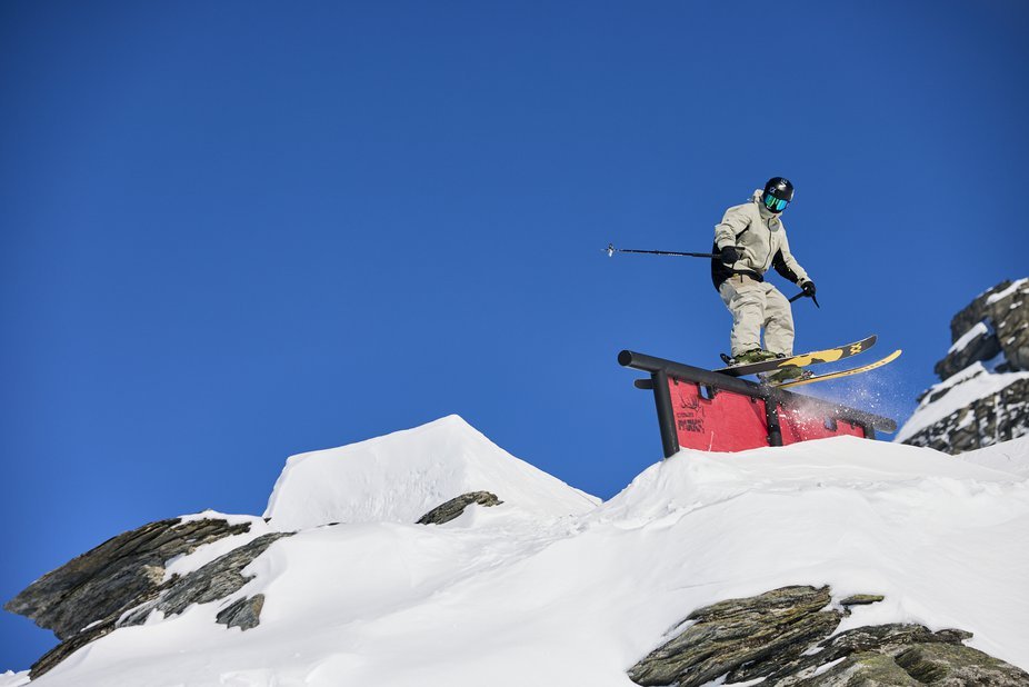Treble Cone Backcountry Invitational 2025. Skier Lach Powell. Photo Neil Kerr