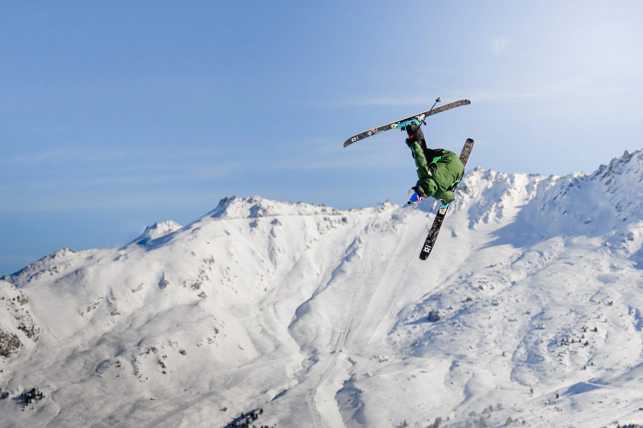 Markus Eder. Nendaz Backcountry Invitational 2023. Photo by Levy Loye.