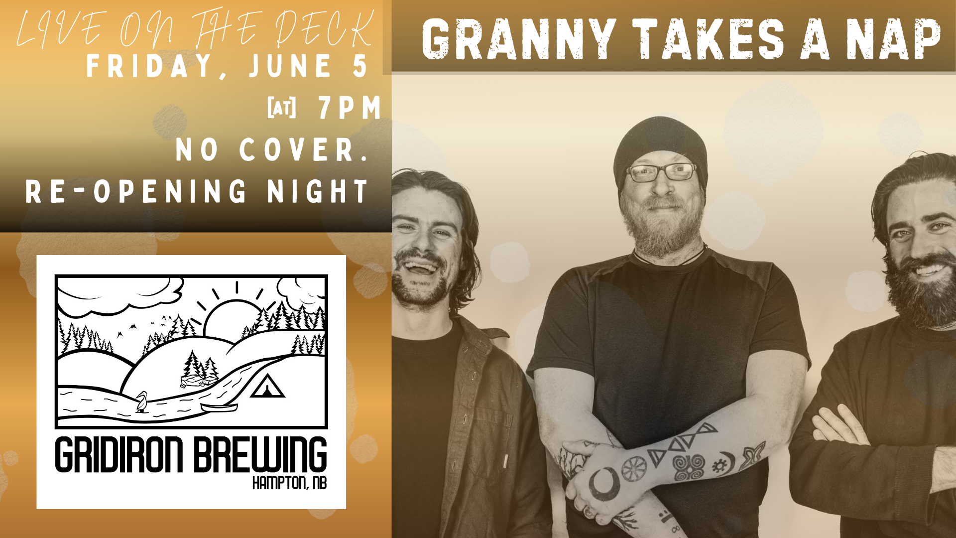 Granny Takes a Trip - Live on the Deck @Gridiron Brewing