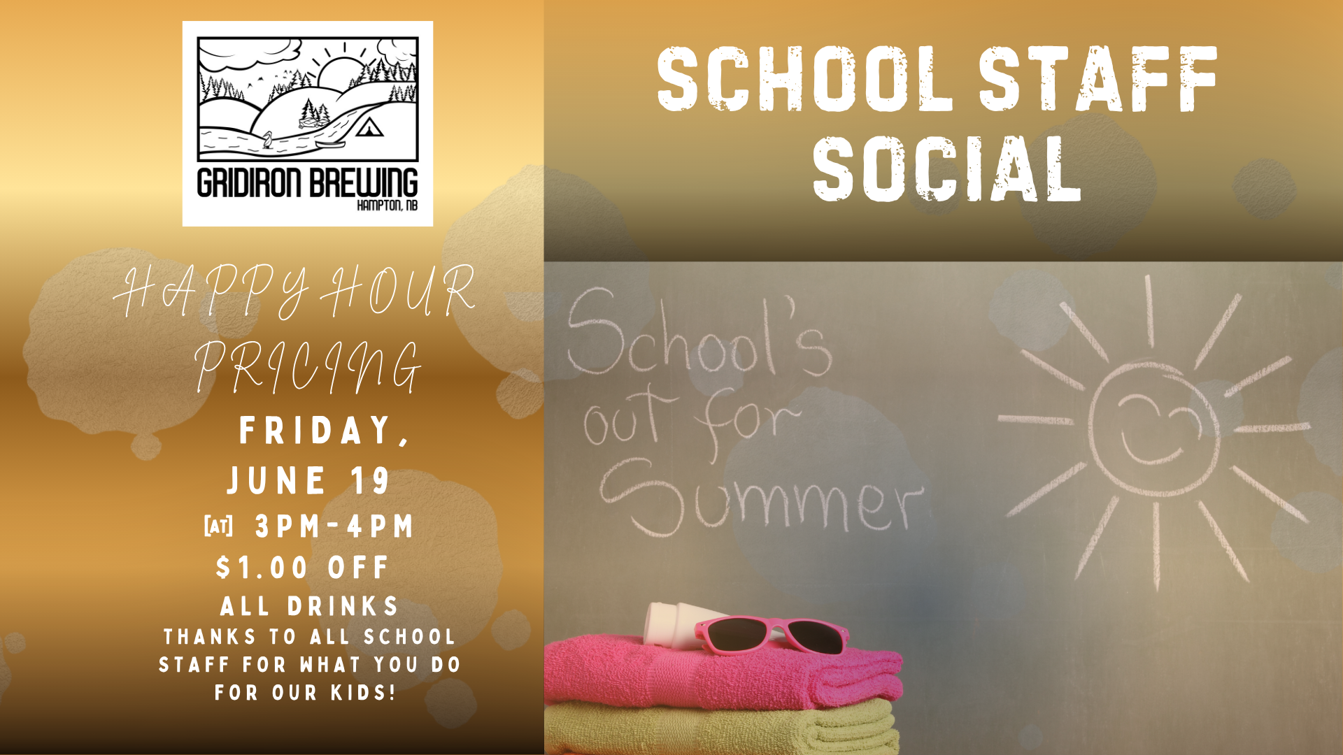 School Staff Social - Friday