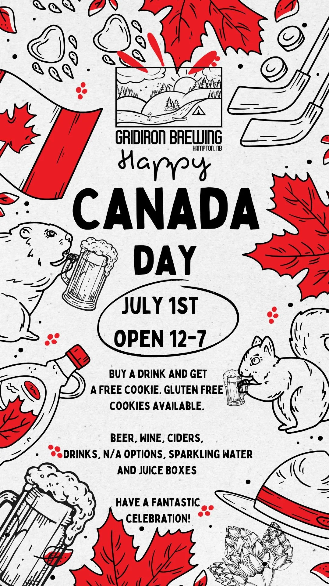 Canada Day and Cookies - Wednesday