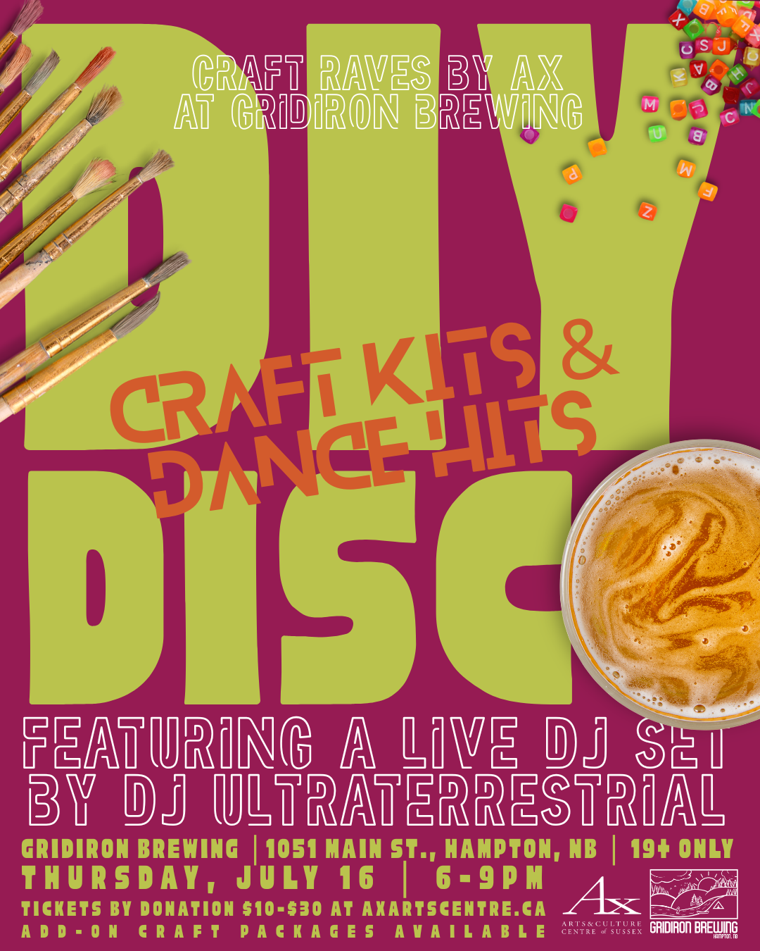 DIY DISCO: Craft Kits &amp; Dance Hits - Thursday