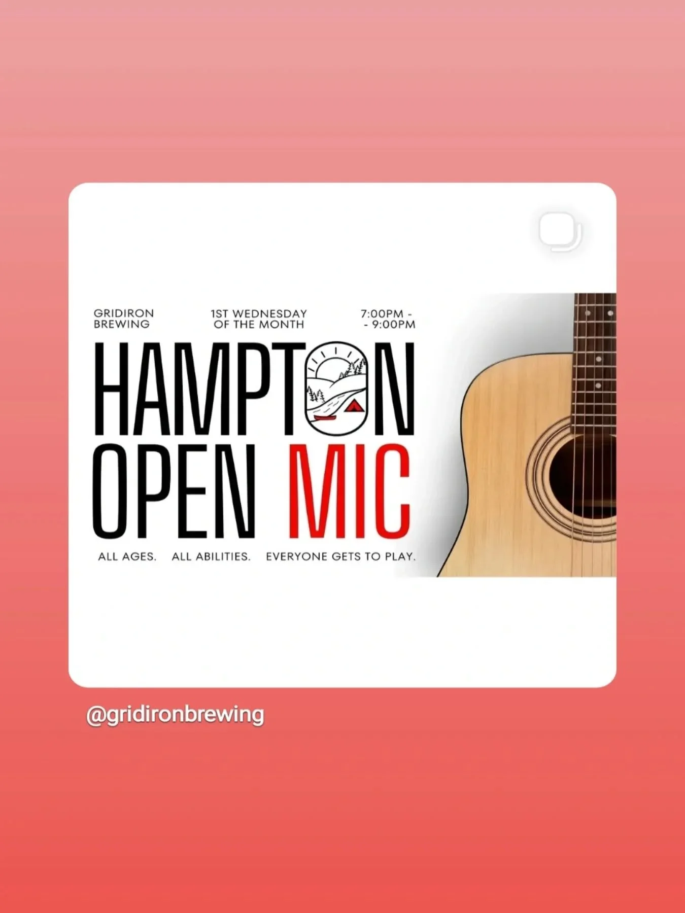 Hampton Open Mic Night with AWESOME @zackinglesmusic hosting, happening on Wednesday, July 8th. All ages, all abilities and talents welcome. Everyone should come and watch this talent. This is where @jacob_chevarie_music and @graedenkilpatrickmusic k