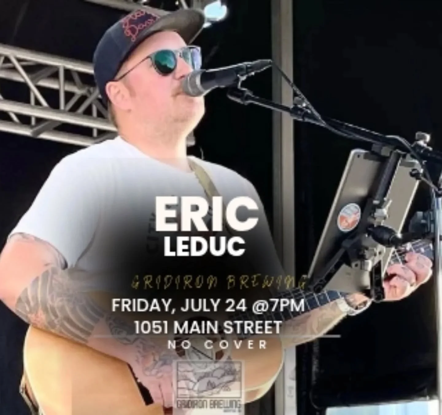 @duker9102 Eric LeDuc is playing live at  #gridironbrewing
📆Friday, July 24
⏰Starts at 7PM
✅No cover
📍1051 Main Street, Hampton, NB
🅿️ Parking on site or on Albert Street or St. James Street, just steps away.
#Hampton #livemusic #music #brewery