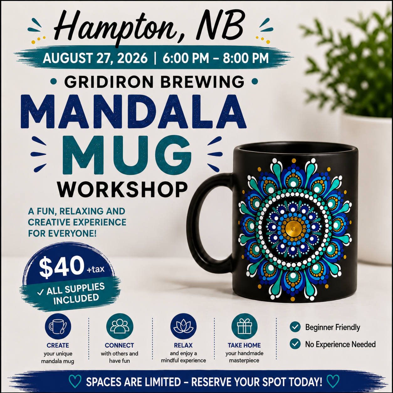 Mandala Mug Workshop - Thursday