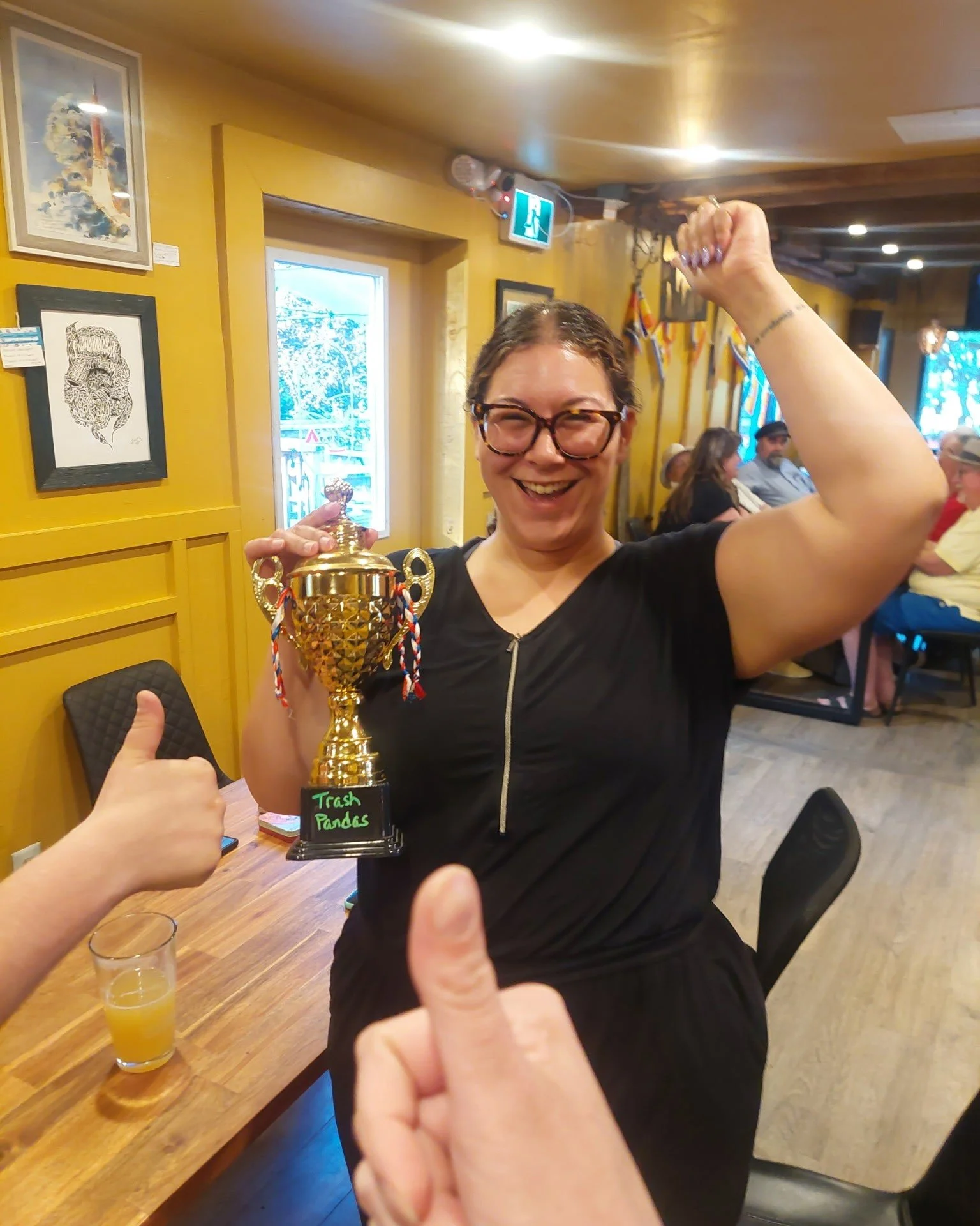 Trash pandas take the win for tonight! Thanks Eve and Halle for hosting :)