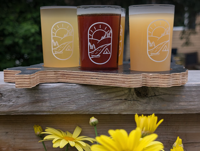 Flights of beer.