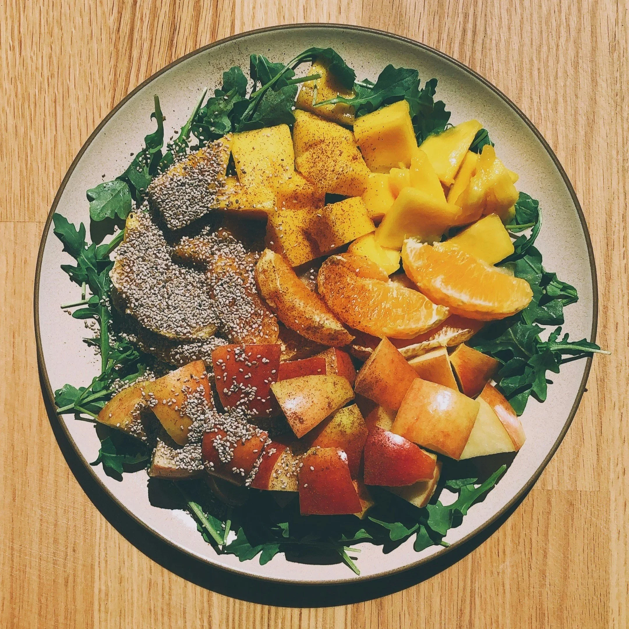 Rocket Mango Crunch Salad