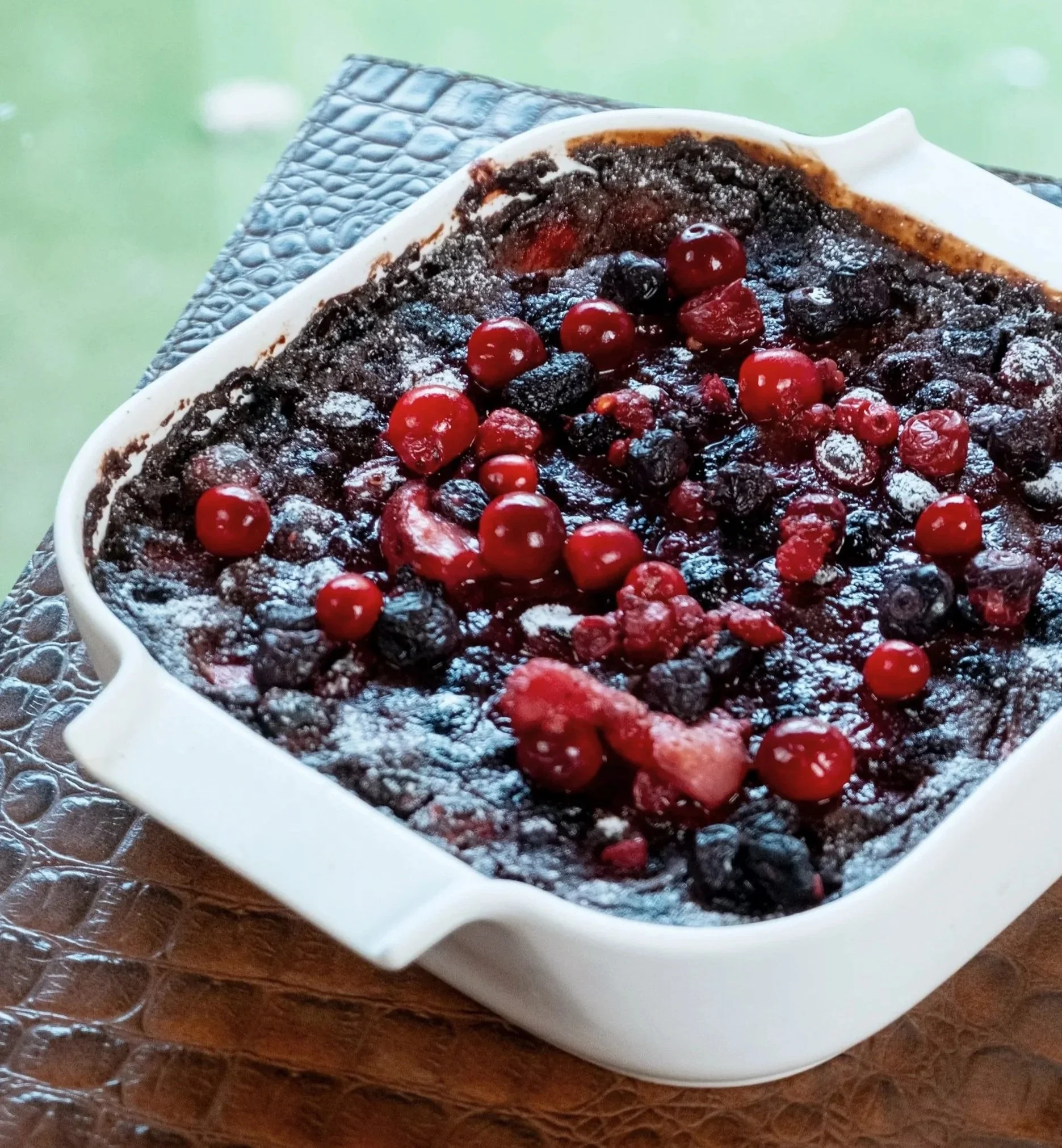 Chocolate and Berries Pudding