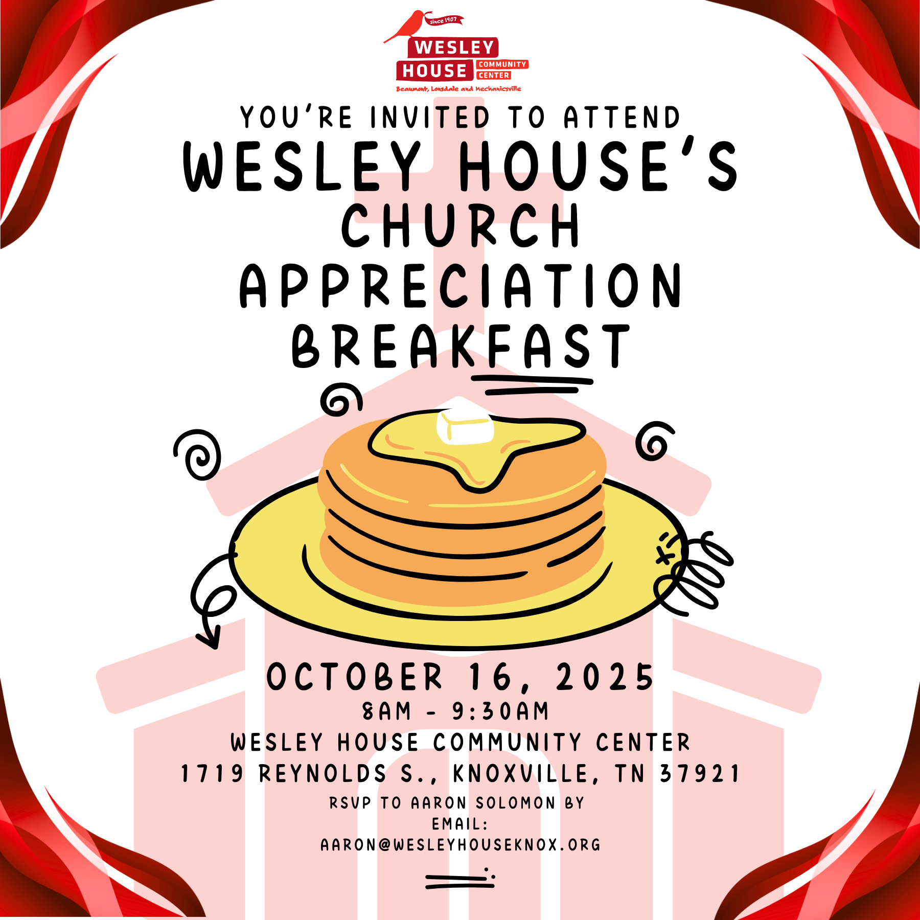 Church Appreciation Breakfast