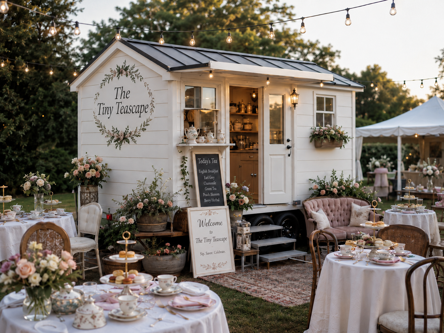 Small Garden Cottage Tea Party