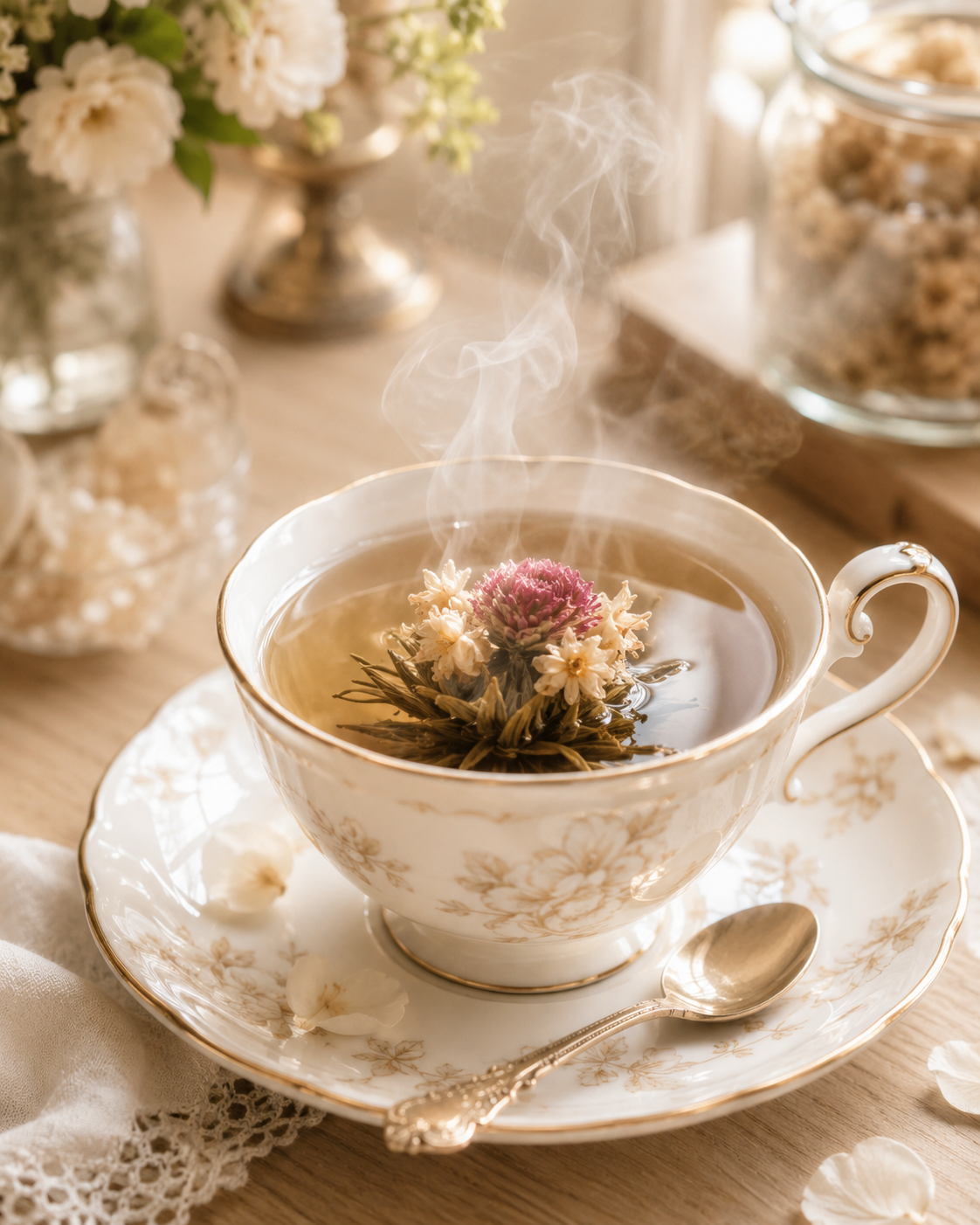 A Cup of Blooming Tea