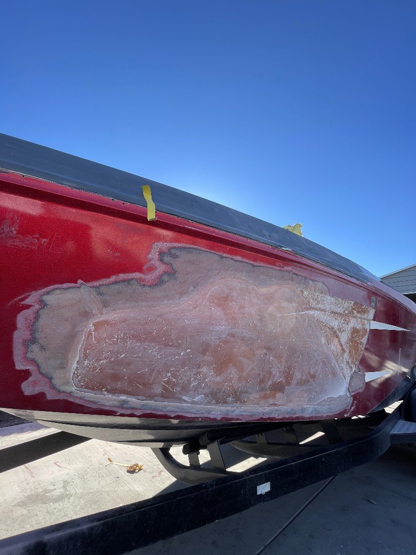 Wakeboard boat repaired and restored in Stockton by Sergio's Boat Spa