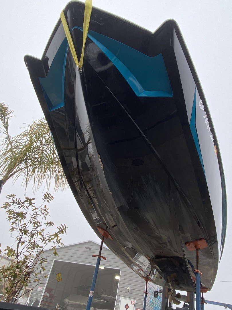 wakeboard-boat-hull-restoration-stockton-sergios-boat-spa, boat repair