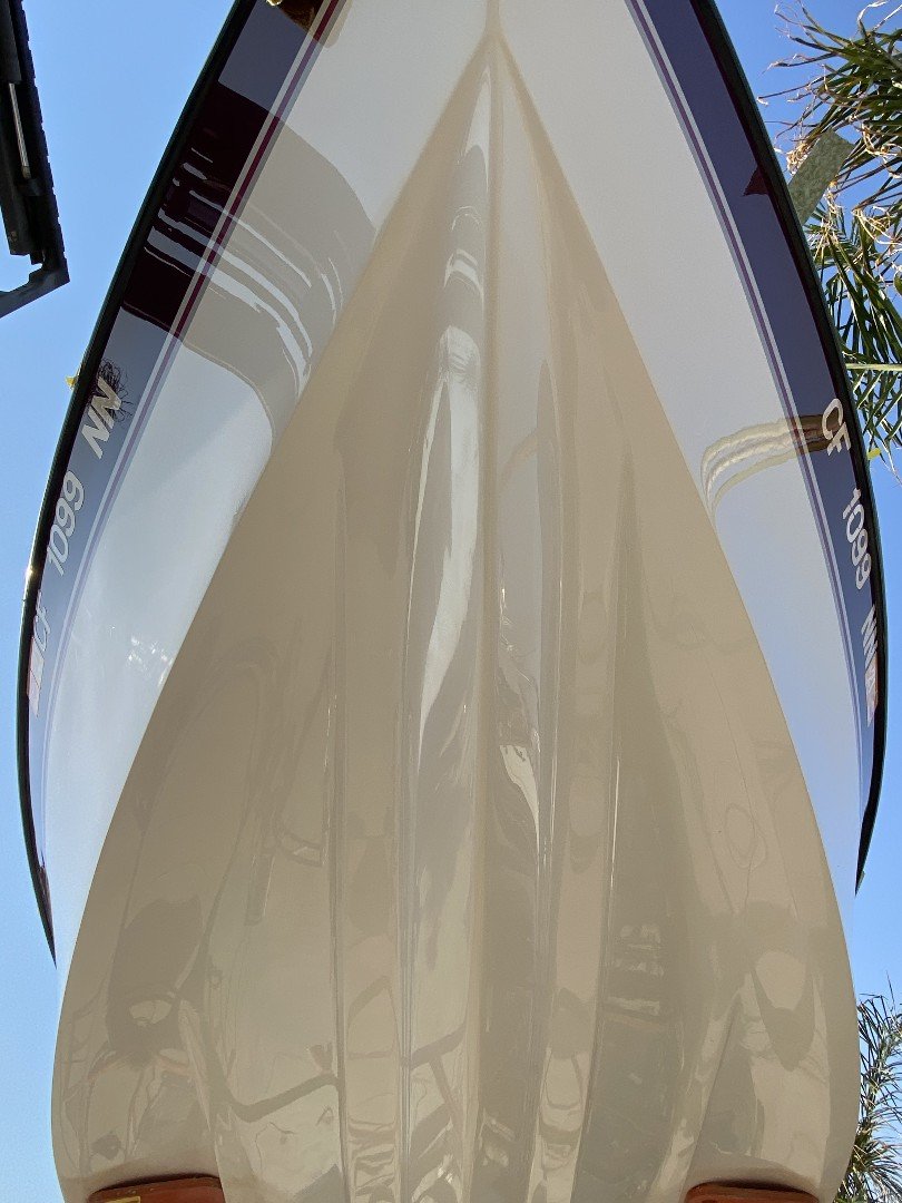 Boat hand washed and waxed in Stockton by Sergio's Boat Spa