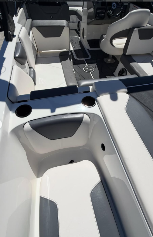 Boat interior detailed and cleaned in Stockton by Sergio's Boat Spa