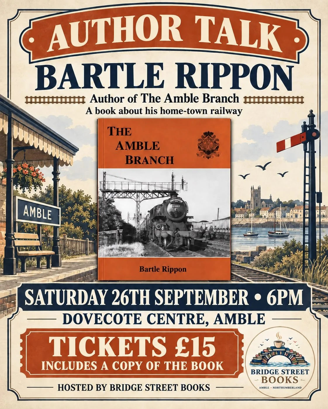 Author Talk - The Amble Branch With Bartle Rippon