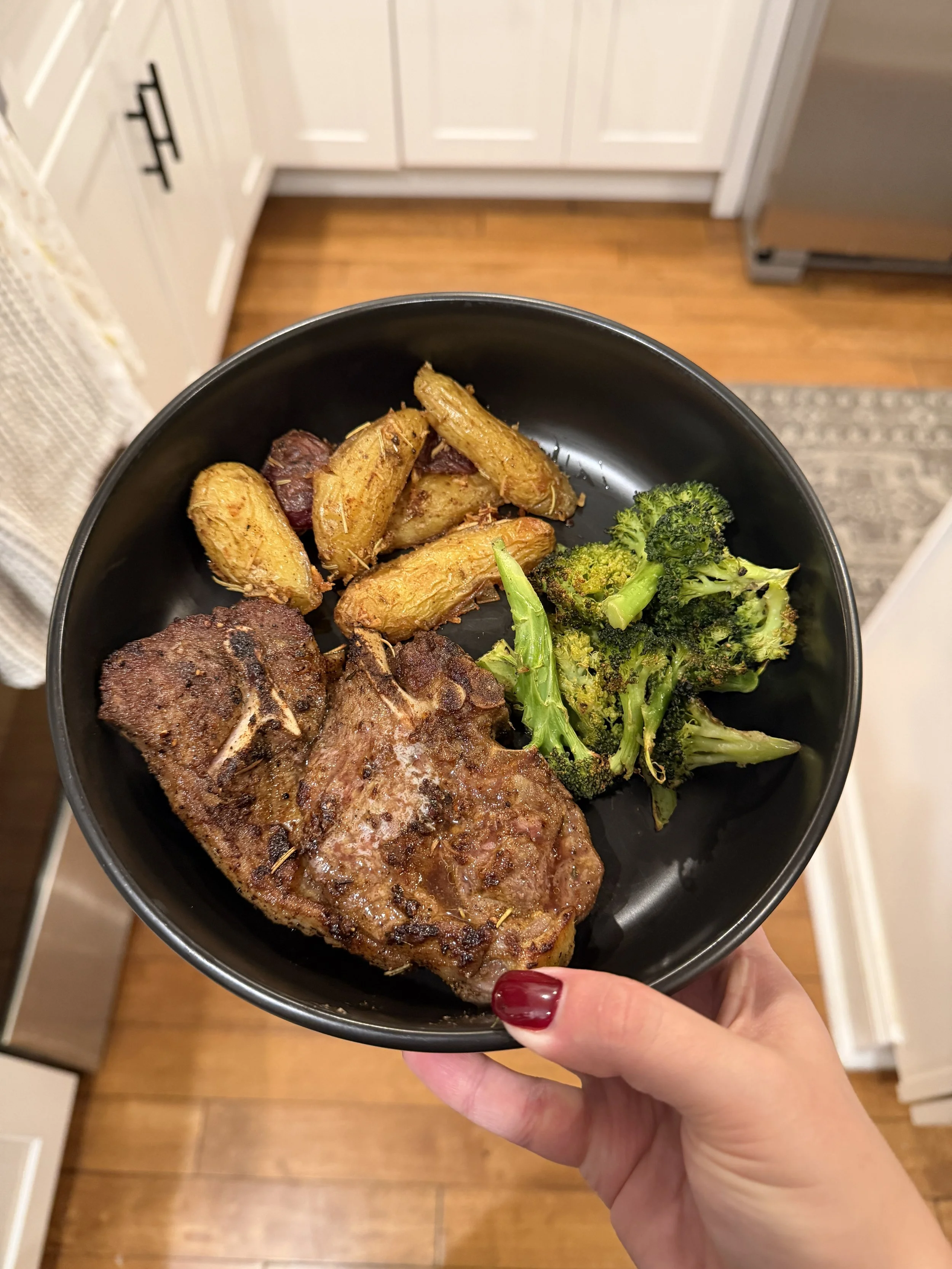 Easy Pan Seared Lamb Shoulder Chops