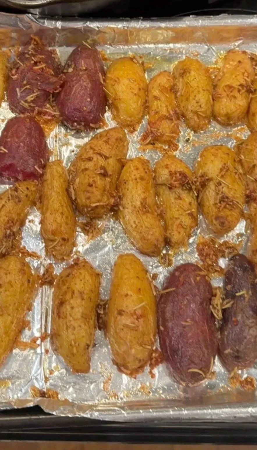 Best Ever Roasted Parmesan Fingerling Potatoes