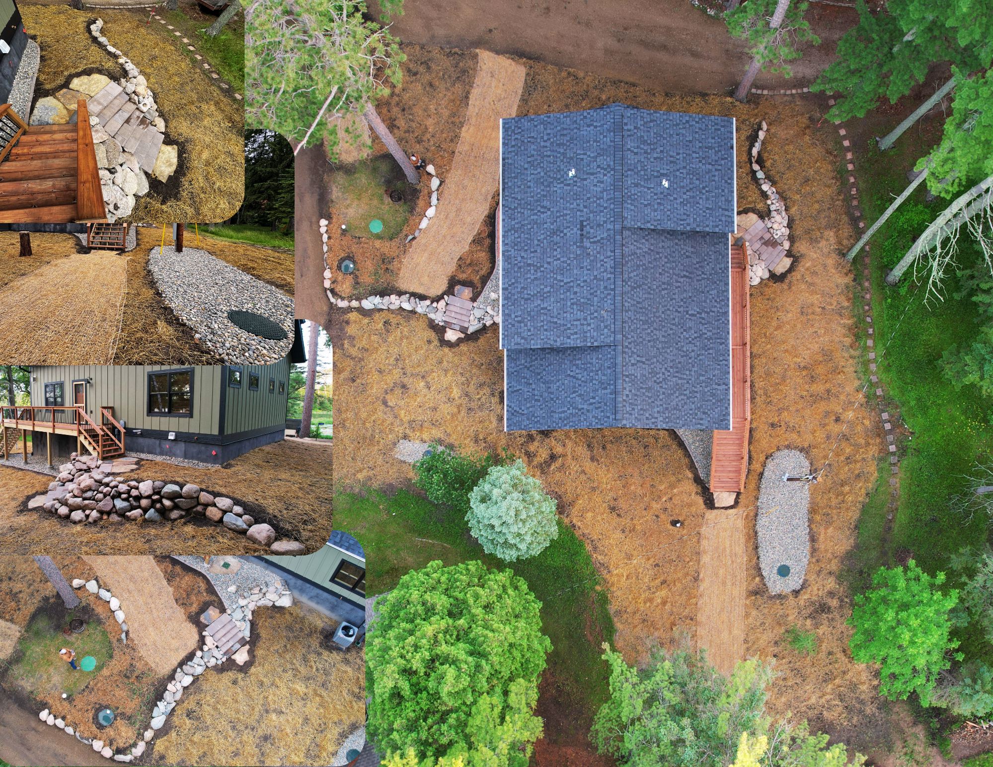 Water Mitigation | Retain Walls | Steps | Lawn