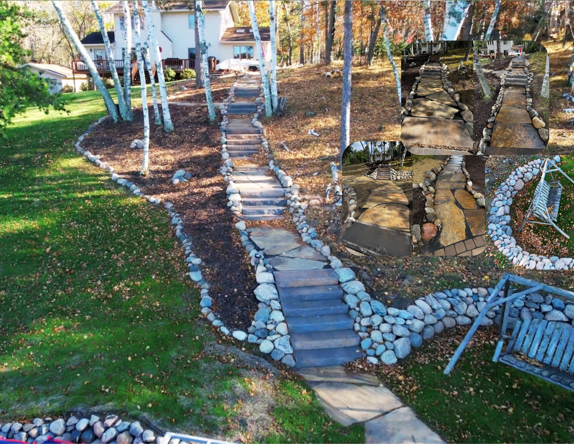 Steps | Flagstone Landings | Boulder | Beach