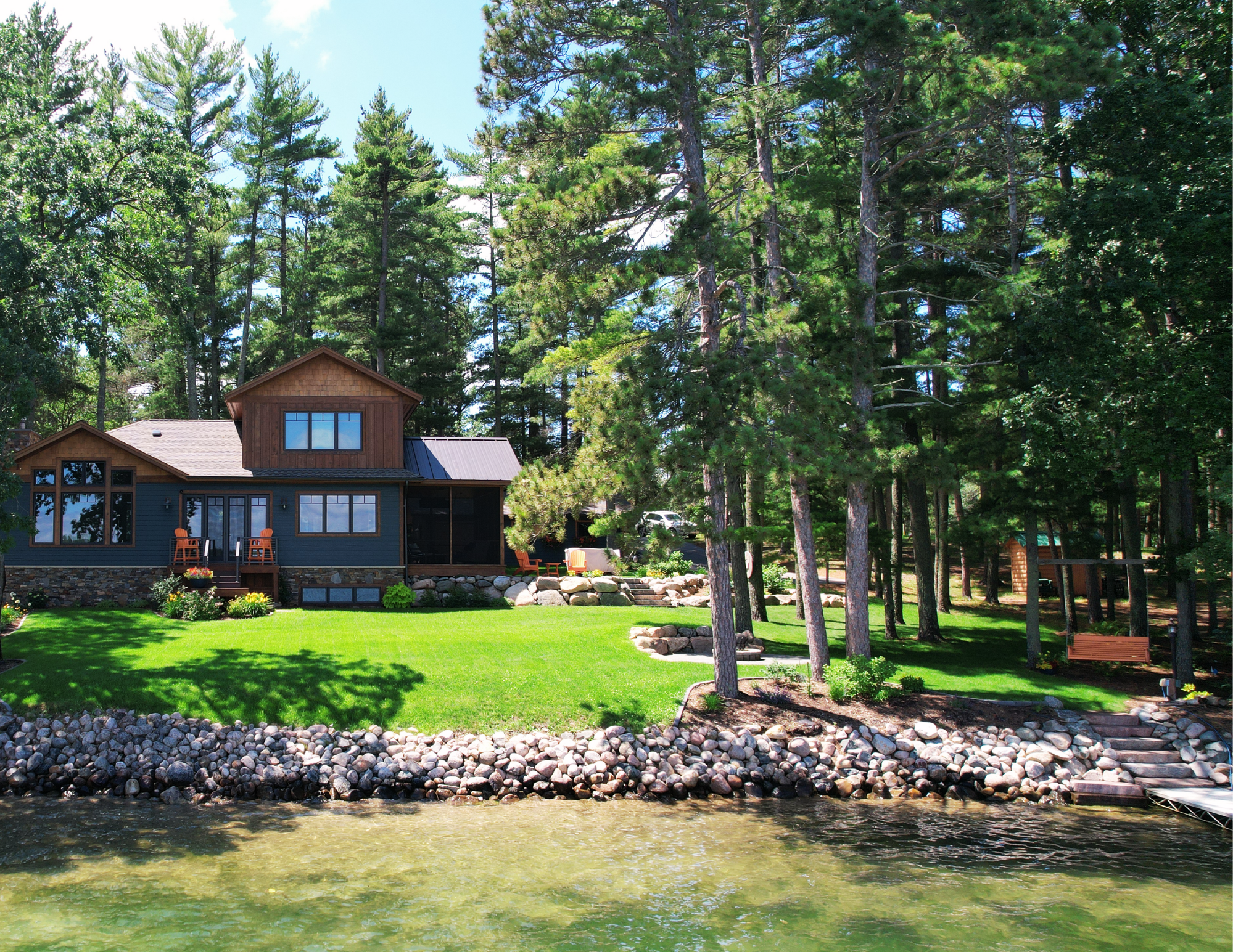 Lawn | Flagstone | Sawn Boulders | Gardens