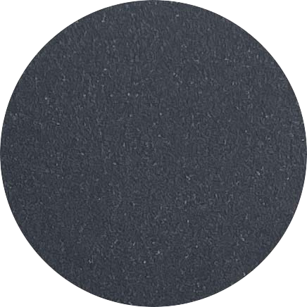 Close-up of a round, dark gray textured object, possibly a button or a piece of material.