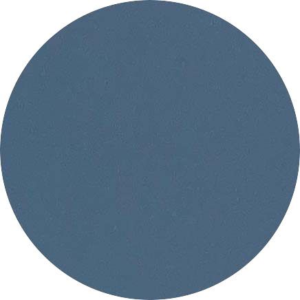 A large, solid, dark blue circle.
