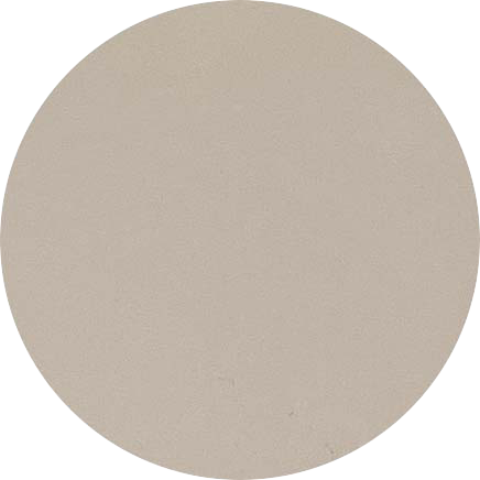 Close-up of a light beige circular surface, possibly a ceramic or concrete plate.